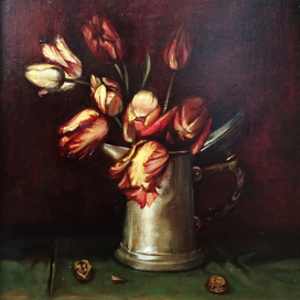 "Тюльпаны в чайнике.Май"