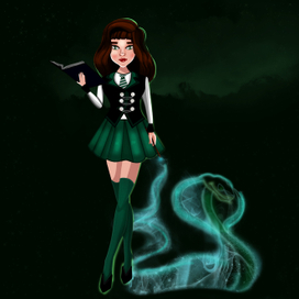 девушка из слизерина