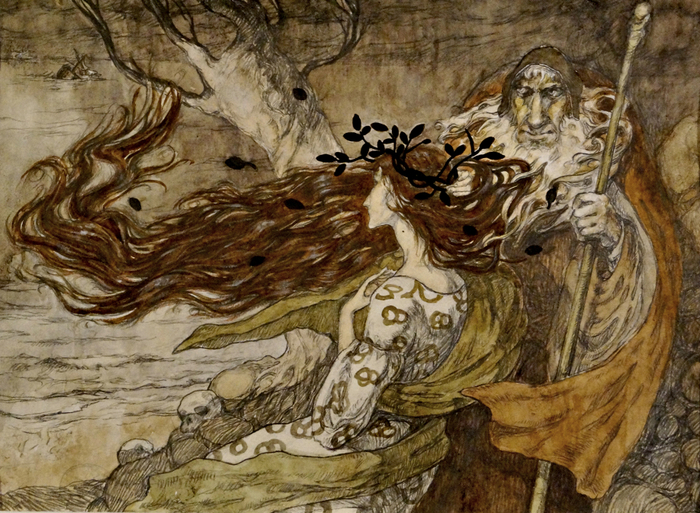 Иллюстрация к пьесе "Буря" В.Шекспира