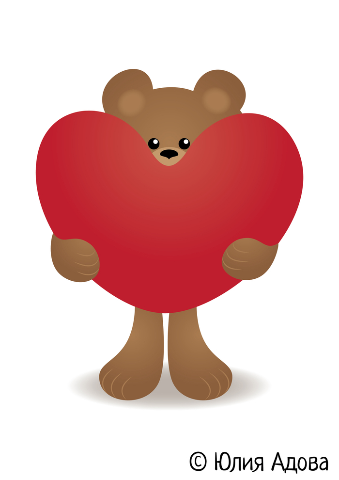 Большая любовь маленького медвежонка