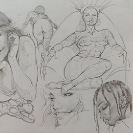 Карандашные наброски