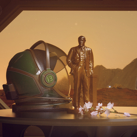 Обои для СССР-2061 к столетию Октябрьской революции.