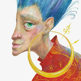 Дама в красном