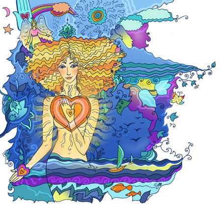 Иллюстрация для Yoga Journal Russia