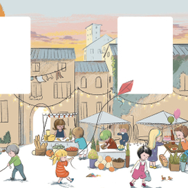 Детское меню для ресторана Тоскана (разворот)