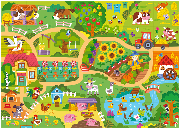 Пазл Ферма игра настольная для детей 