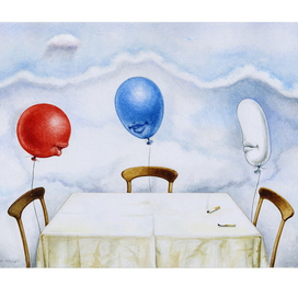 Разговор воздушных шариков