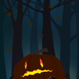 Укрытие в темном лесу