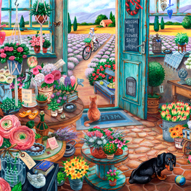 Цветы в Провансе