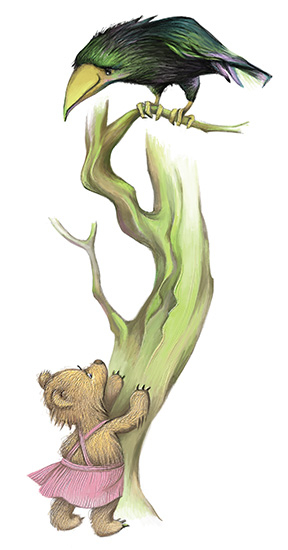 Поиски. Матильда и ворон.