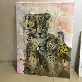 Картина искусство « Котікі»