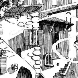 Итальянский дворик