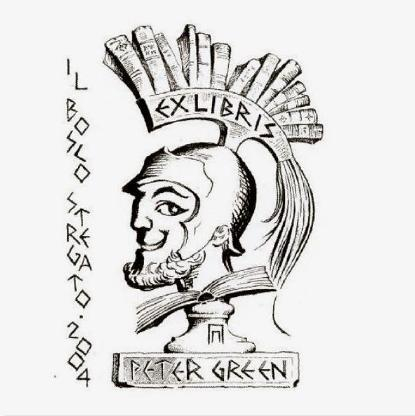 Экслибрис историка и писателя Питера Грина.