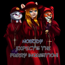 Nobody expects the furry inquisition!(COMMISSION)