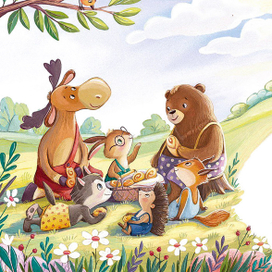 Кролик Фофа с друзьями