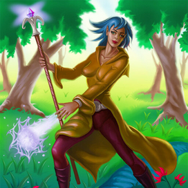 Рисунок  Персонаж  фэнтези