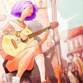 Игра в переулке