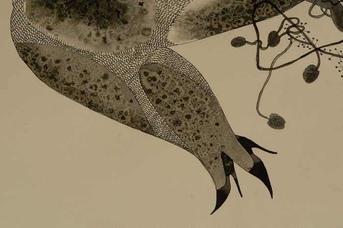 Русалка 40х60 см (фрагмент)