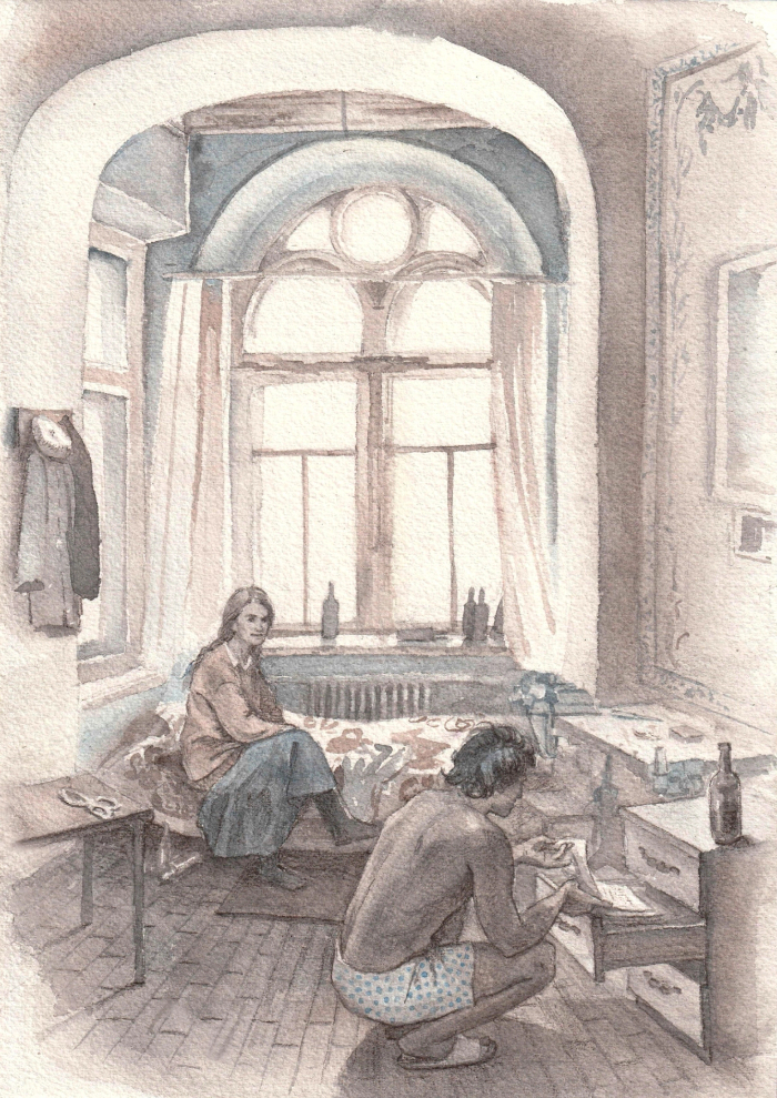 Иллюстрация к роману Анны Веневитиновой "Граф Солтикофф"