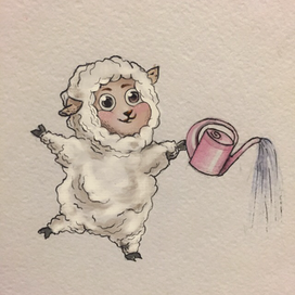 Барашек с поливалкой