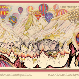 Каппадокия Древний пещерный город Воздушные шары 