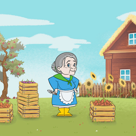 Игровая презентация "У бабушки в деревне"