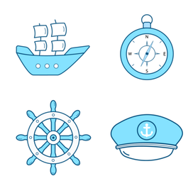 Иконки на морскую тему