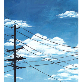 Небо голубое