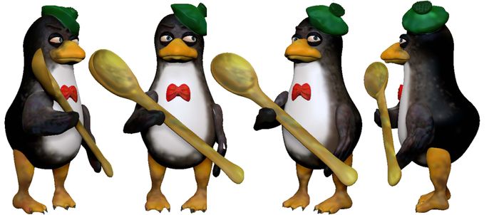 3-D ПИНГВИН  penguin