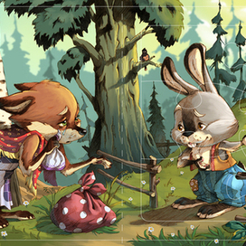 Лубяная избушка 1