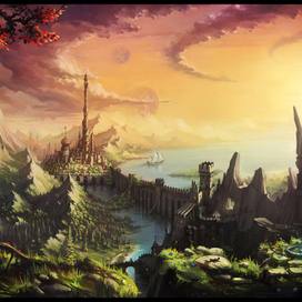 Сказочно красивый пейзаж