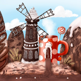 Какао-мельница