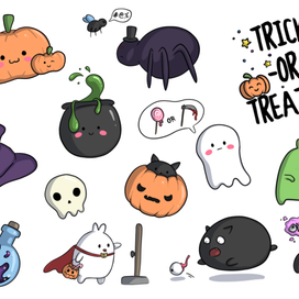 Halloween sticker pack