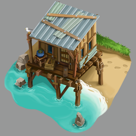 Домик на побережье