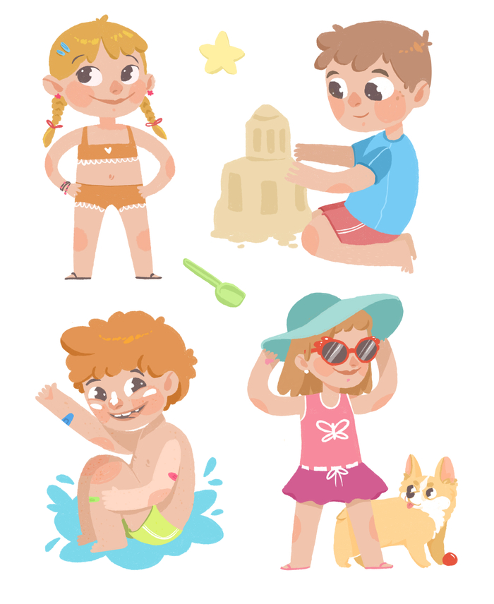 Персонажи для детского журнала