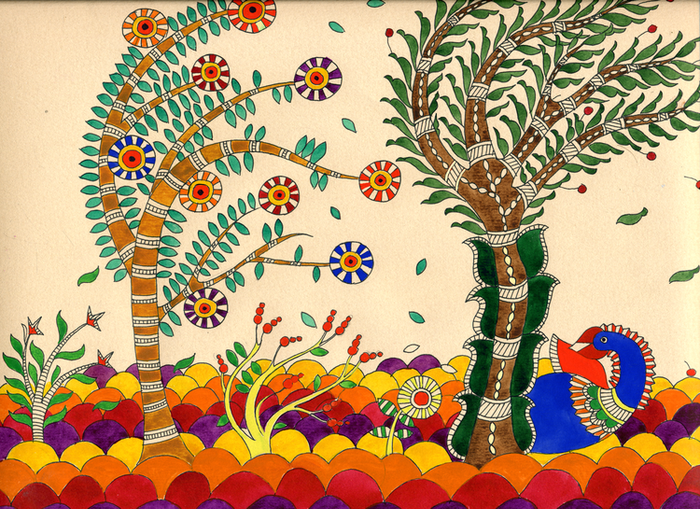 графика для индийской сказки