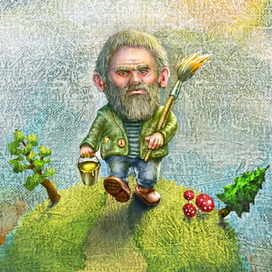 дедушка Рисовач