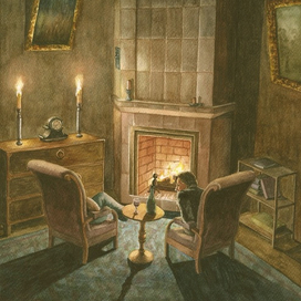 Иллюстрация к роману в стихах А.С. Пушкина "Евгений Онегин"