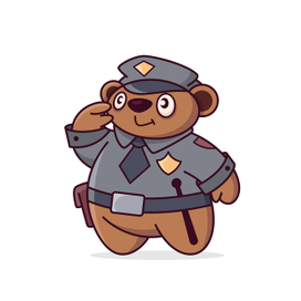 Мишка - Полицейский