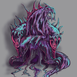 Кресло из мертвого монстра