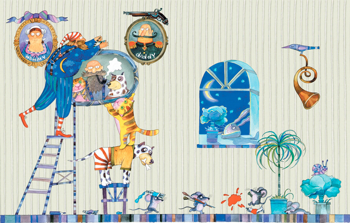 Художник и корова Муза