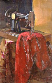 Красное платье