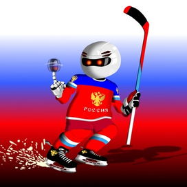 Работа на конкурс талисмана ЧМ по хоккею 2016