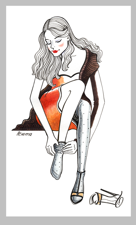 "Горошек" (серия "Чулки")