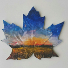 пейзаж.клен