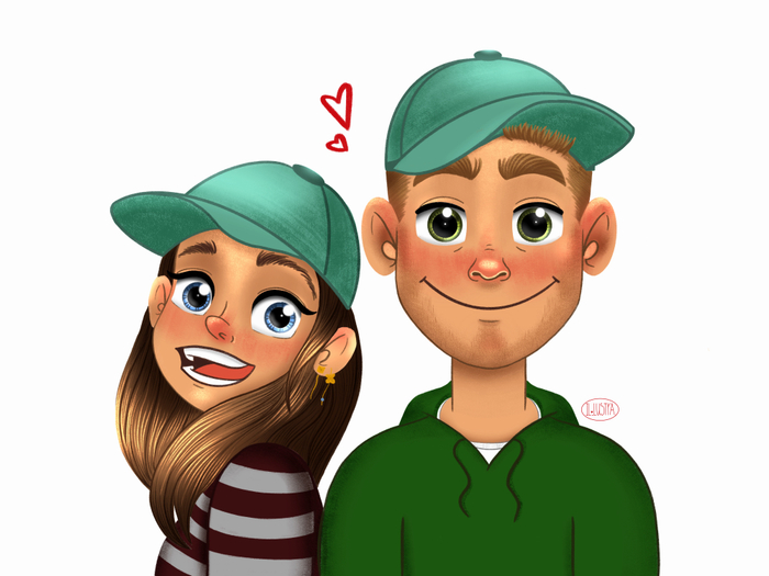 стилизованный портрет