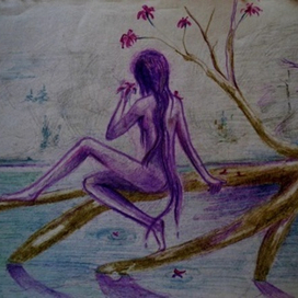 Русалка лесного озера.