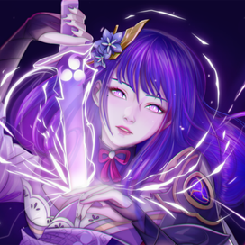 Иллюстрация по игре "Genshin Impact"