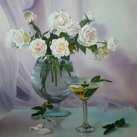 Натюрморт с розами