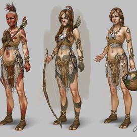 Концепт игровых персонажей